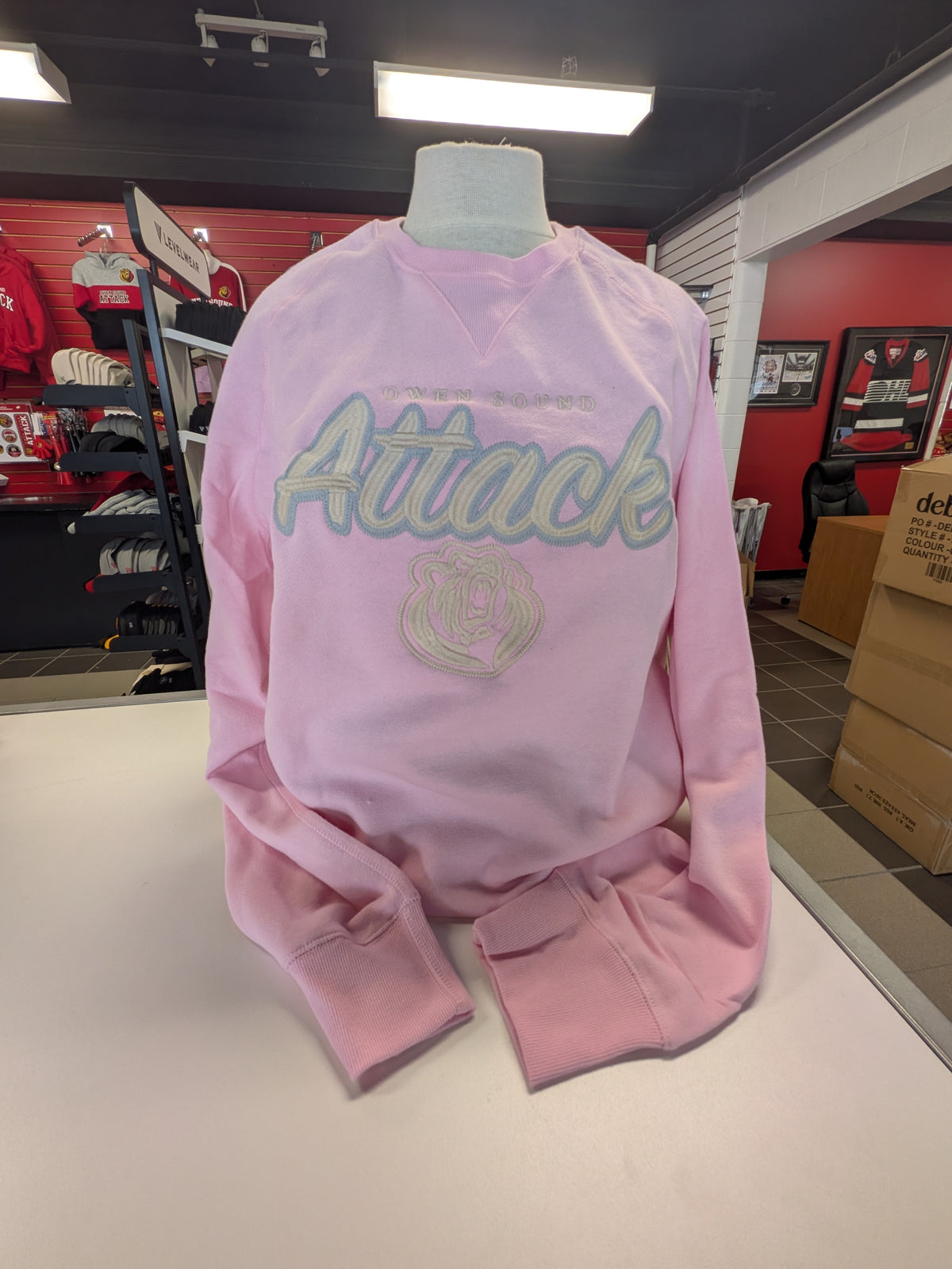 Campus Crew Heritage Pink Sweaters