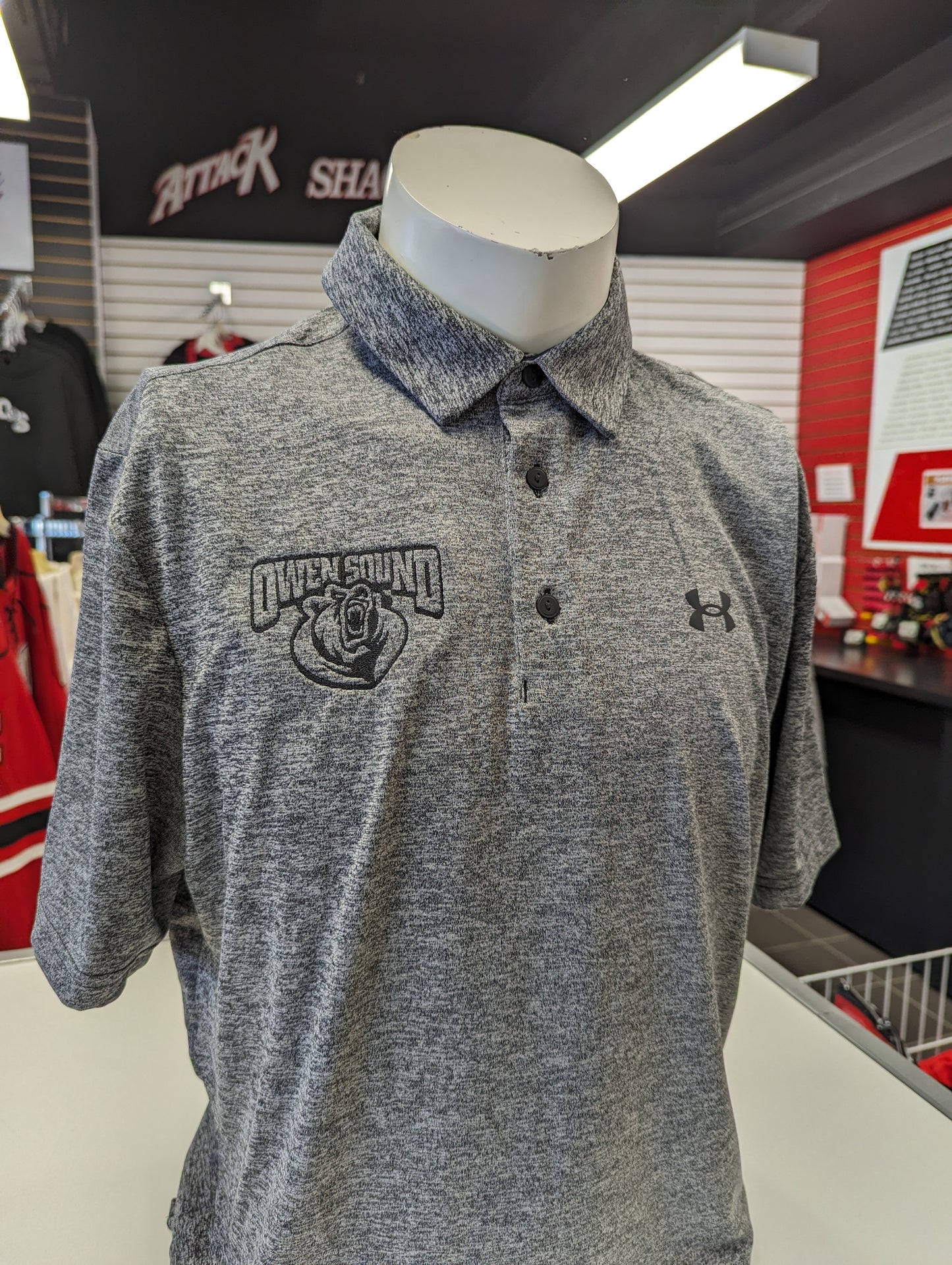 UA Polyester Attack Golf Shirts