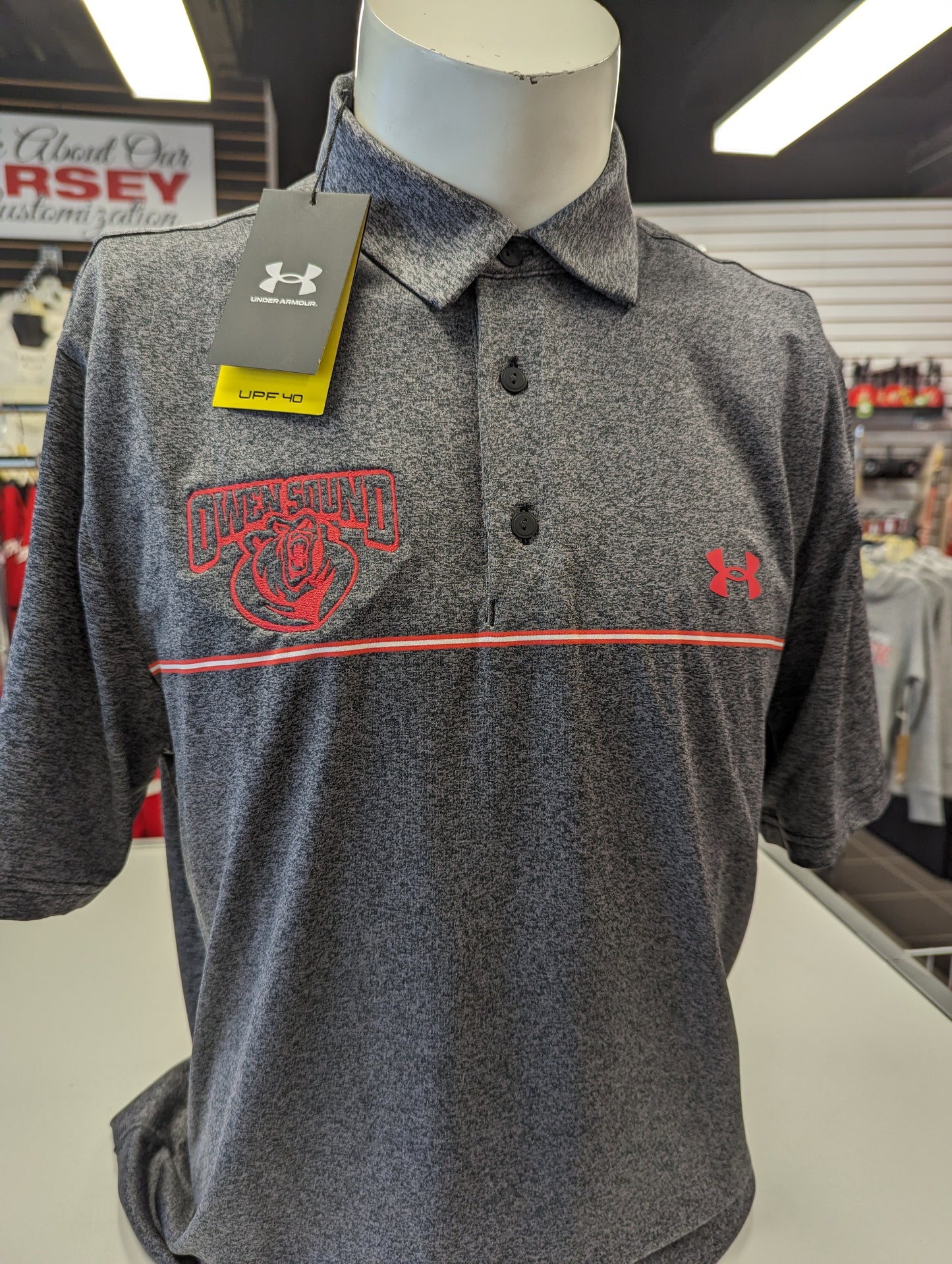 UA Polyester Attack Golf Shirts