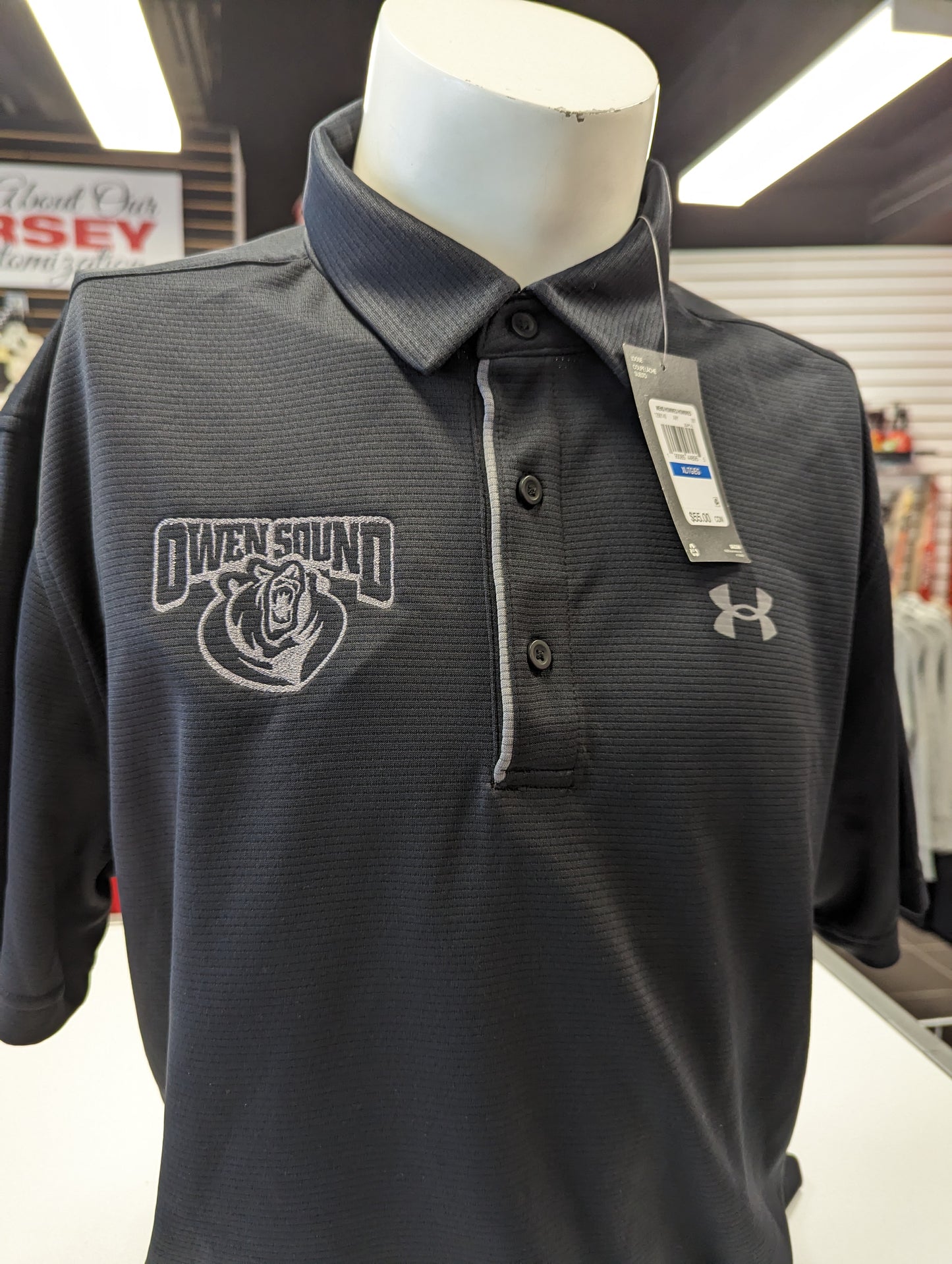 UA Polyester Attack Golf Shirts