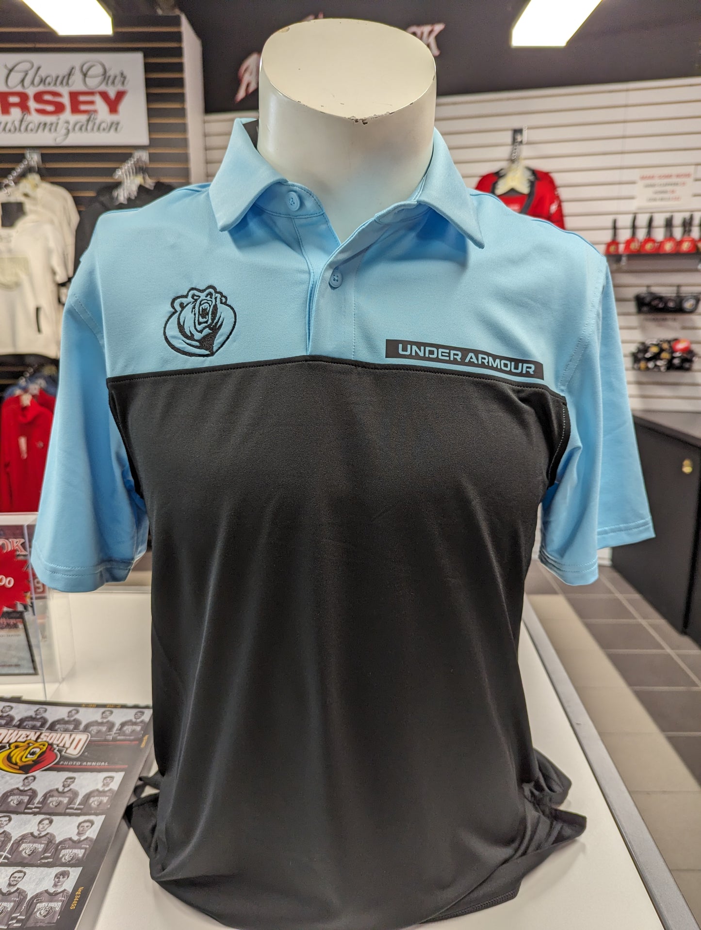 UA Polyester Attack Golf Shirts