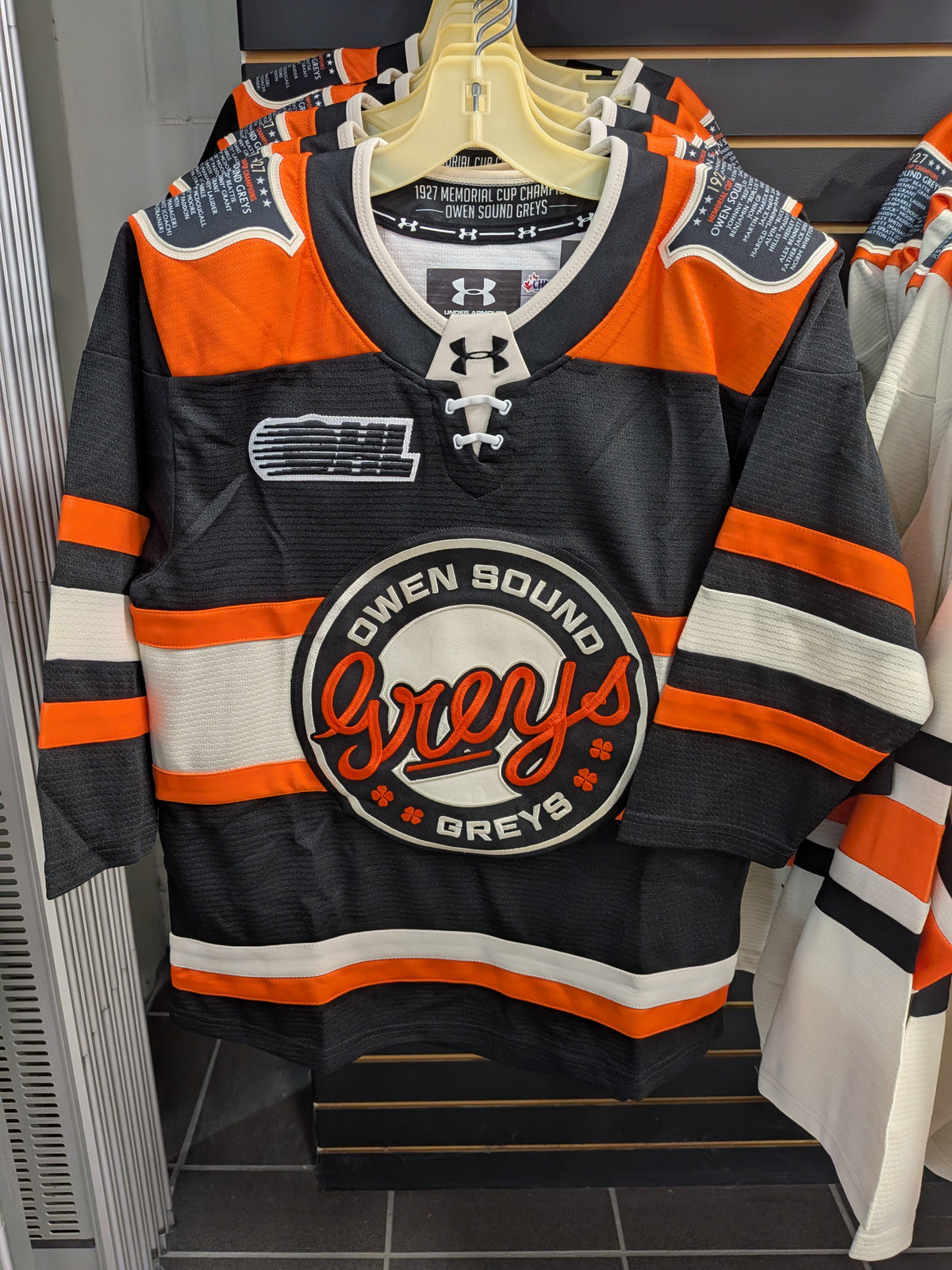 1927 Owen Sound Greys 100th Anniversary Commemorative Replica Youth Jerseys