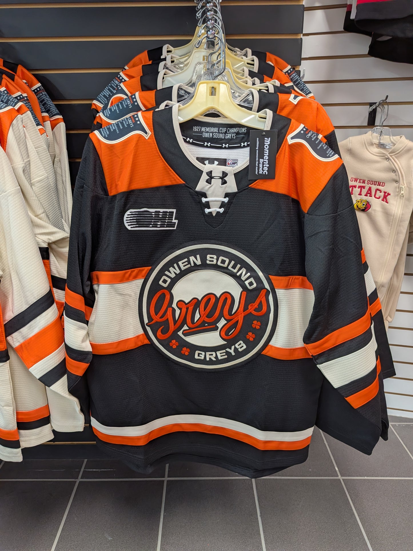 1927 Owen Sound Greys 100th Anniversary Commemorative Replica Adult Jerseys