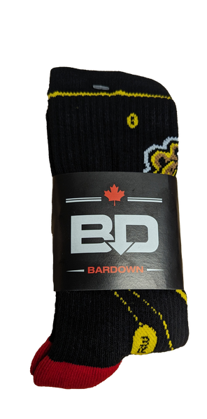 Adult Bardown Attack Socks