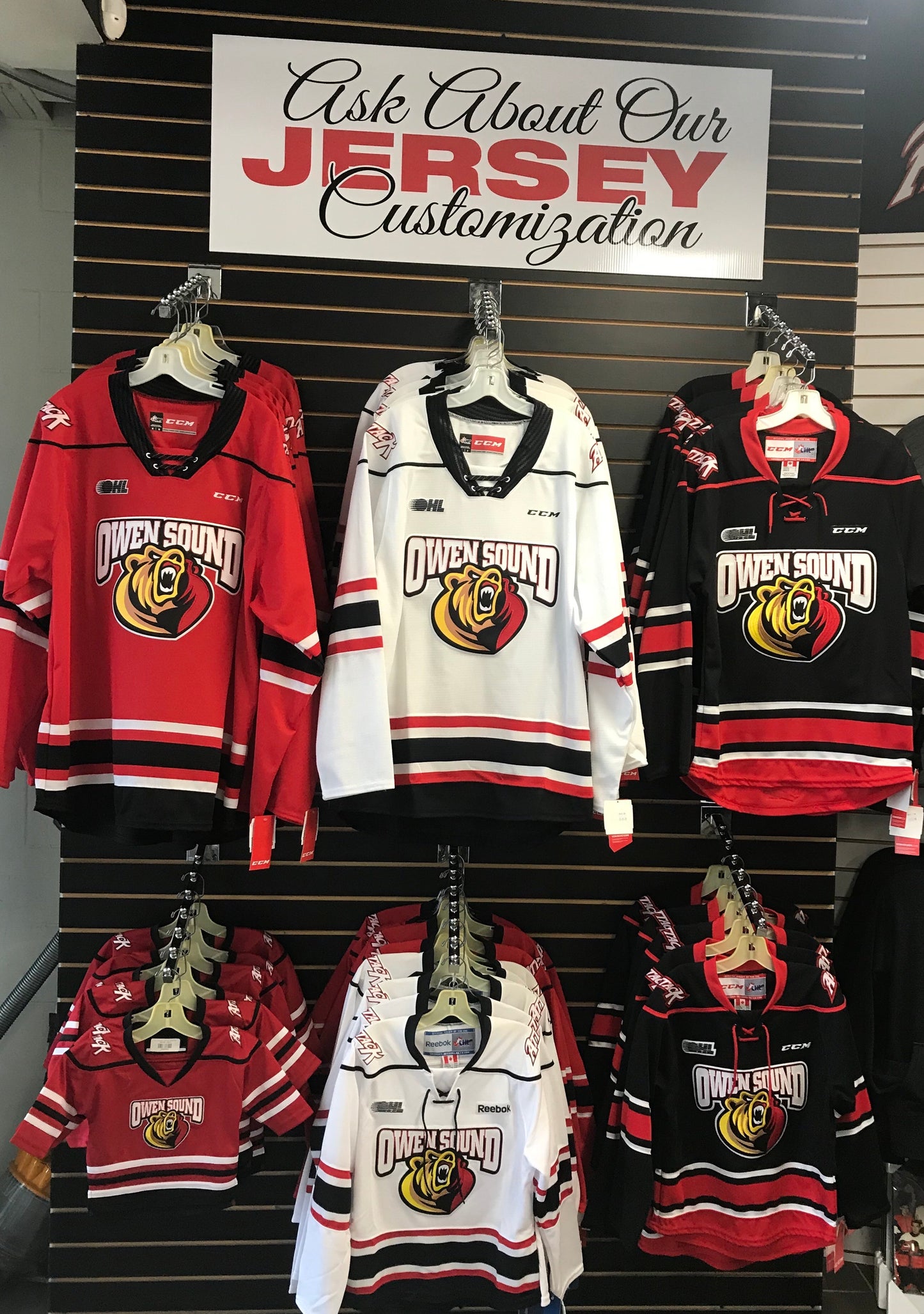 Jersey Customization - Name & Number