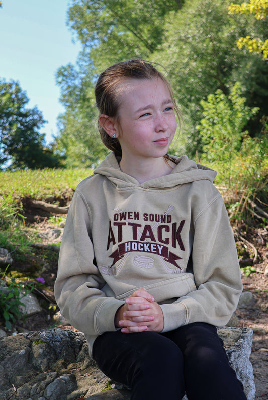 Campus Crew Sand Youth Hoodie