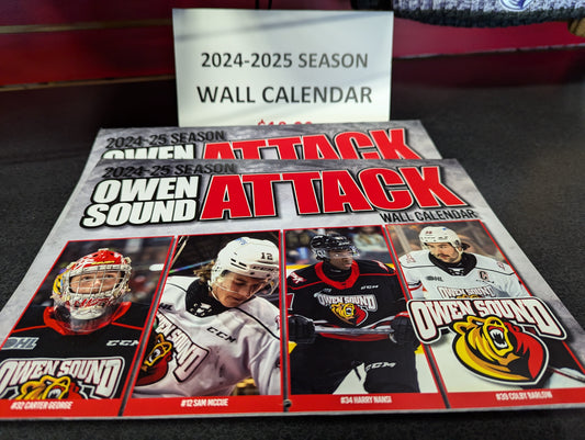 2024-25 Attack Wall Calendar