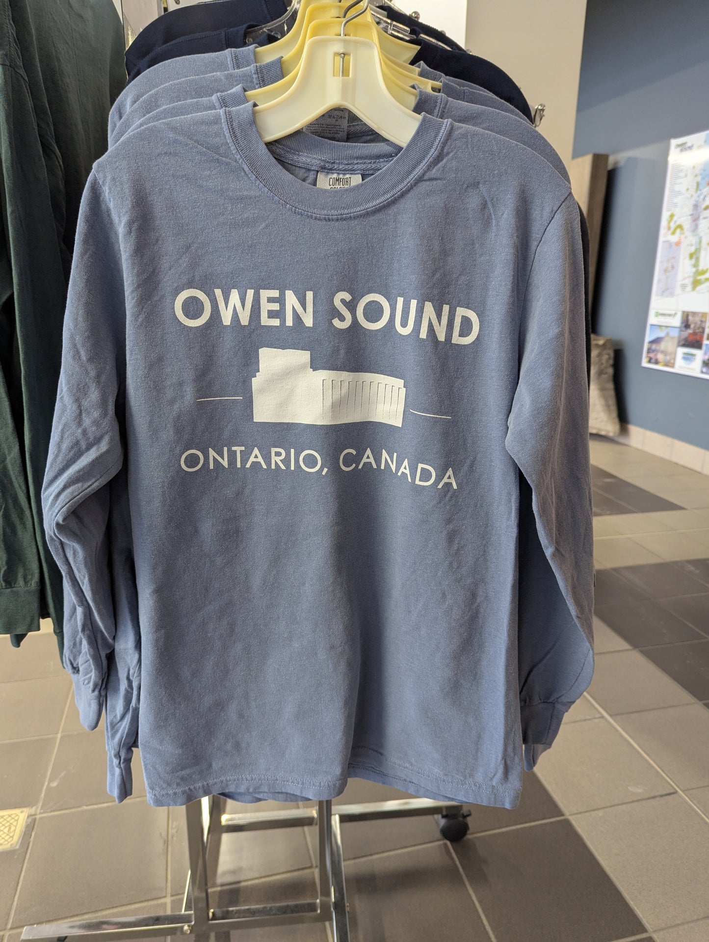 Owen Sound Tourism Long Sleeve Grain Elevator T-Shirts