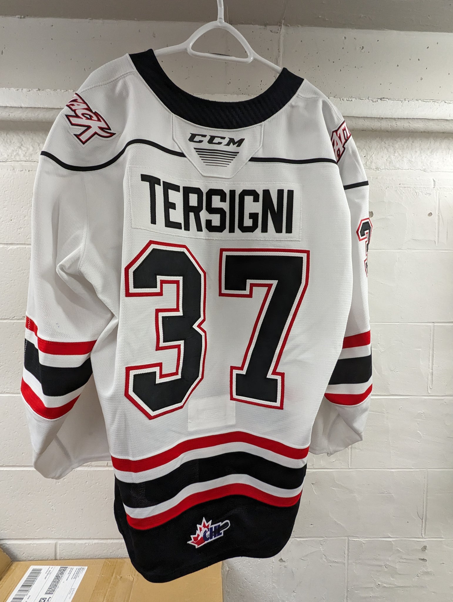 #37 Antonio Tersigni Game Worn Jersey