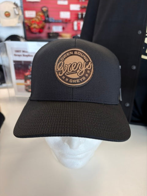 Levelwear Greys Leather Patch Hat