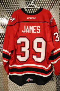 #39 Cordell James Game Worn Jersey