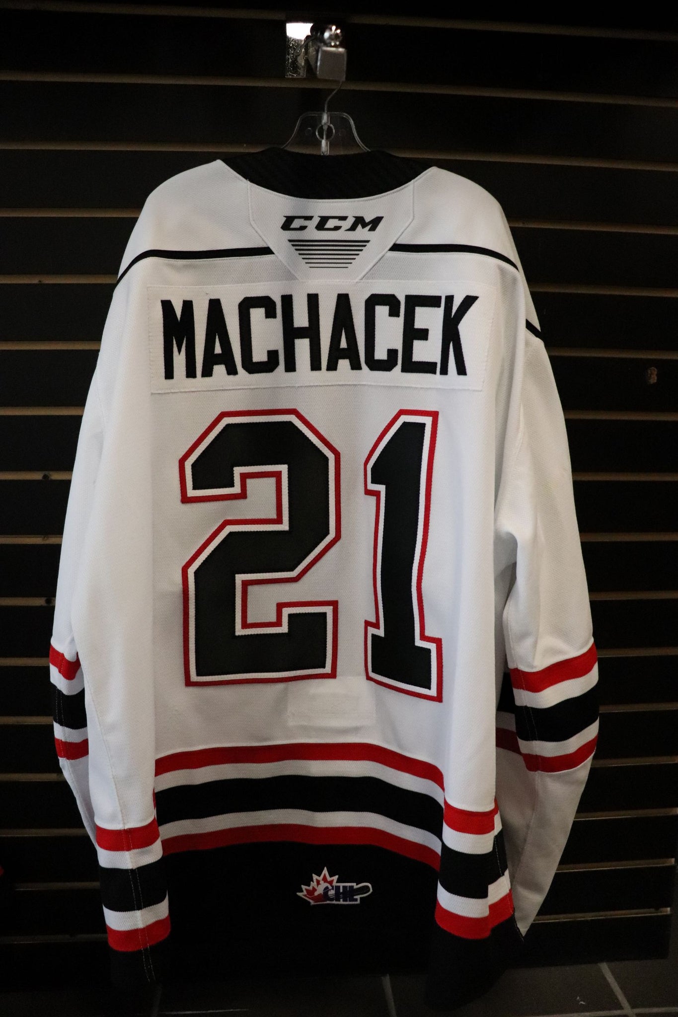 #21 Stepan Machacek Game Worn Jerseys