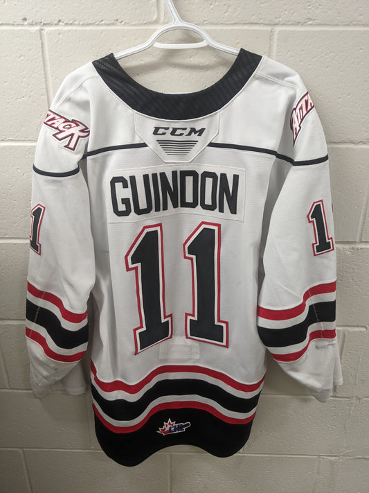 #11 Cedrick Guindon Game Worn Jersey