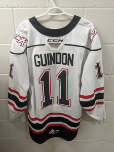 Owen Sound Attack Ohl Authentic CCM Game Worn Jersey with Loa